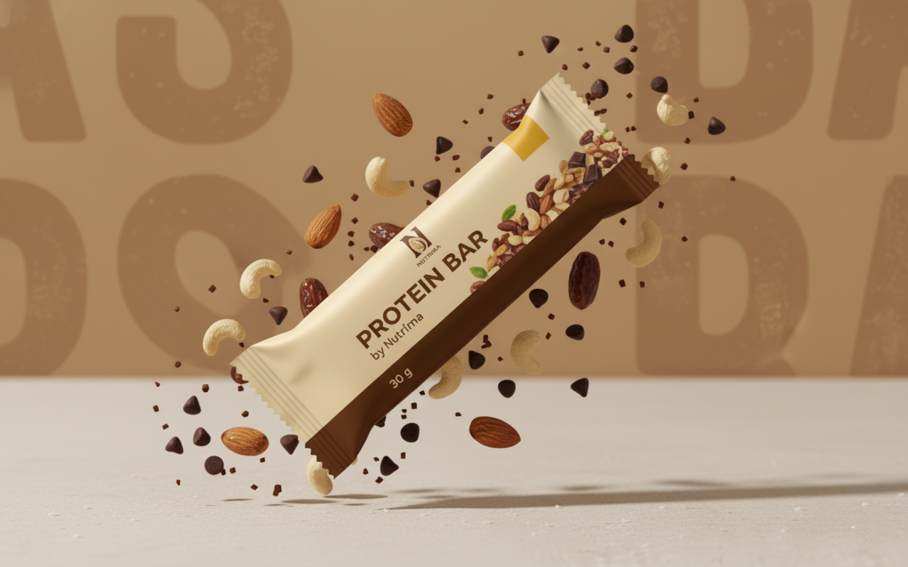 Nutrima Homemade Protein Bar - 30g | Natural Indian Snack